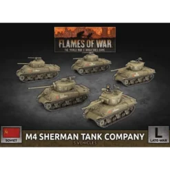 M4 Sherman Tank Company (x5 Plastic)