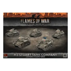 M3 Stuart Company (5) Plastic