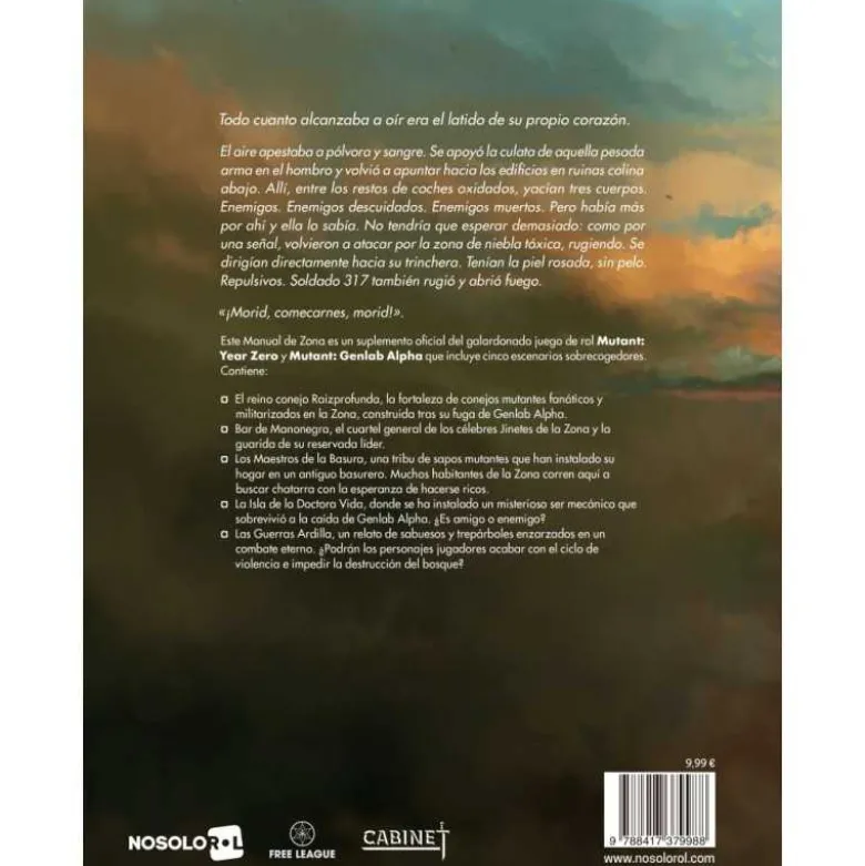 Mutant Year Zero: Manual de Zona 3. ¡Morid, Comecarnes, Morid!