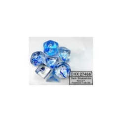 Nebula Dark Blue with White Set (7)