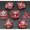 Pack 7 Dados Rol Brilli Rosa Y Blanco