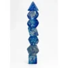 Pack 7 Dados Rol Brilli Transparente Y Azul