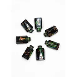 Pack 7 Dados Rol de Resina D&D Bottle Verde Petróleo