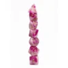 Pack 7 Dados Rol Marmoleado Rosa Fucsia Y Amarillo