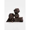 Pack 7 Dados Rol Metálicos D&D Bronce