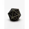Pack 7 Dados Rol Metálicos D&D Oro