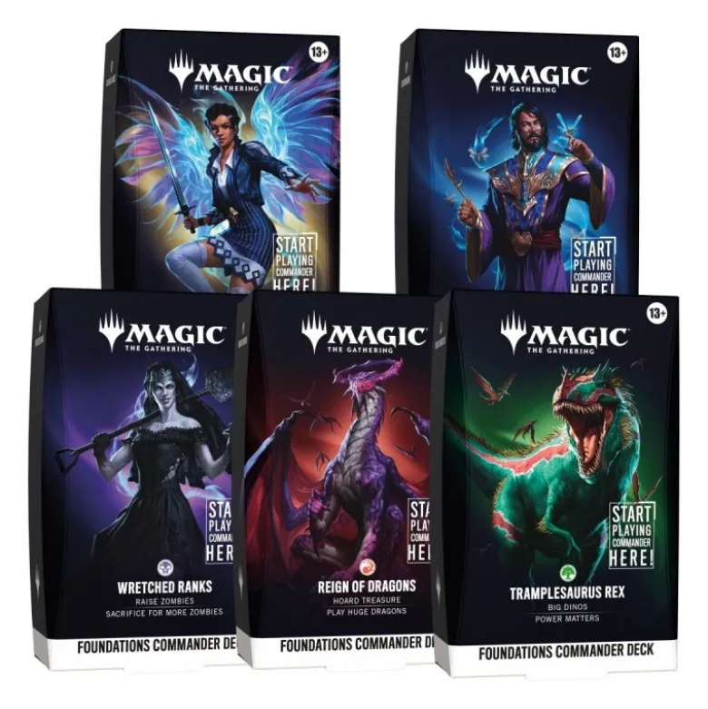 Pack Mazos De Commander De Foundations Commander (Inglés) (5) -- Pre-pedido --