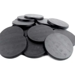 Peana Redonda con Anclaje para Imán 60mm Plástico (1)