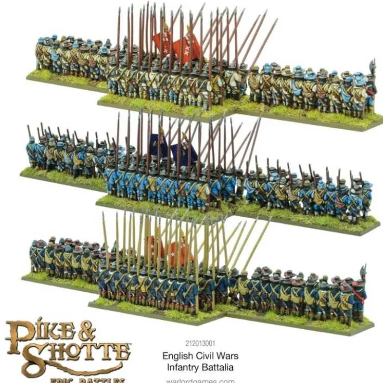 Pike & Shotte Epic Battles - English Civil Wars Infantry Battalia (Inglés)