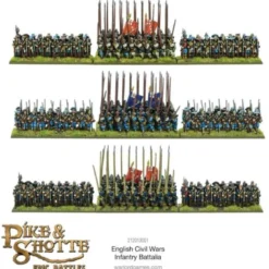Pike & Shotte Epic Battles - English Civil Wars Infantry Battalia (Inglés)