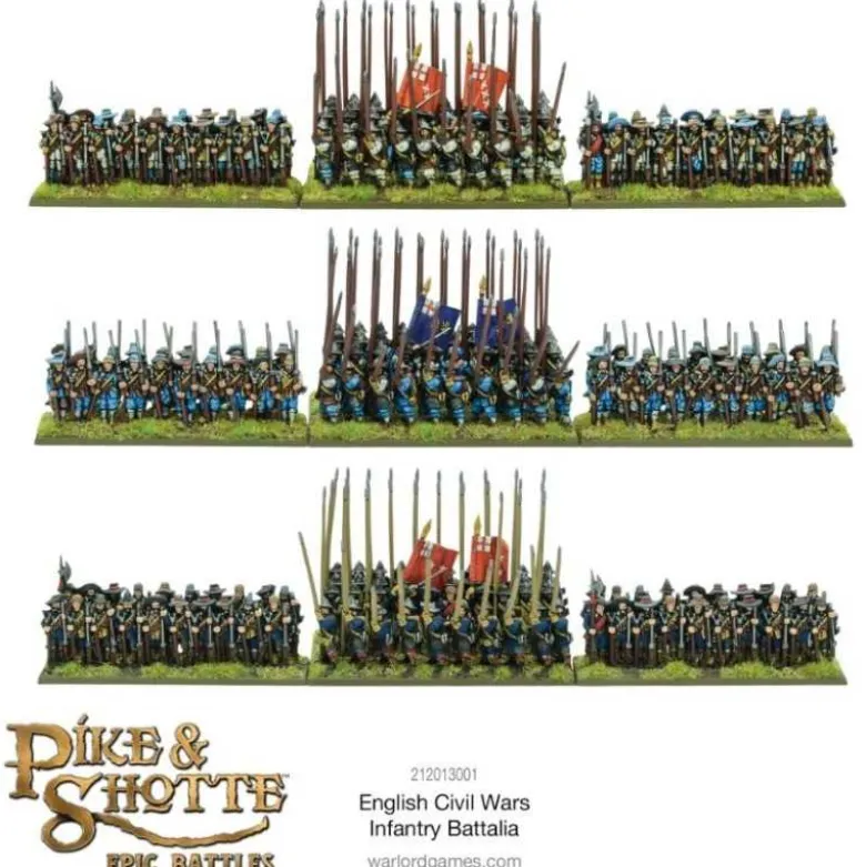 Pike & Shotte Epic Battles - English Civil Wars Infantry Battalia (Inglés)