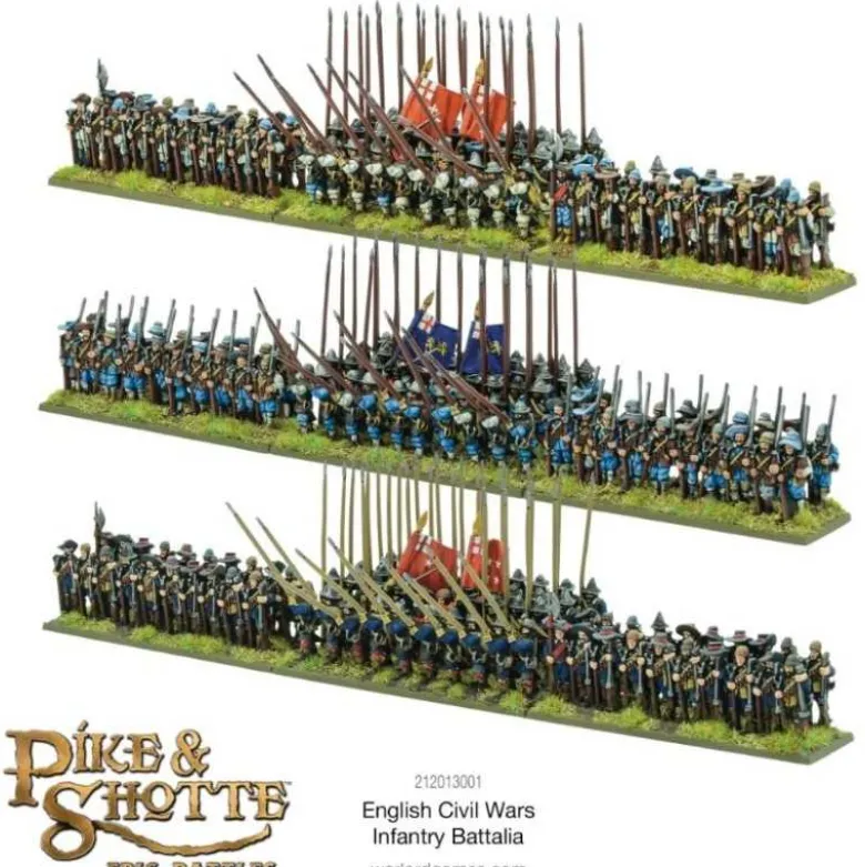 Pike & Shotte Epic Battles - English Civil Wars Infantry Battalia (Inglés)