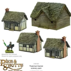 Pike & Shotte Epic Battles - Thatched Hamlet Scenery Pack (Inglés)
