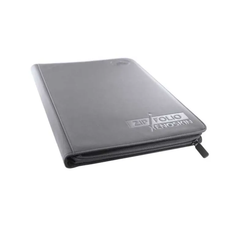 9-Pocket Zipfolio XenoSkin Carpeta para Cartas Gris