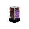 Purple-Red w/gold 16mm (12)