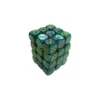 Purple-Teal with Gold 12 mm (36)