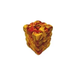 Red-Yellow with Silver 12 mm (36)