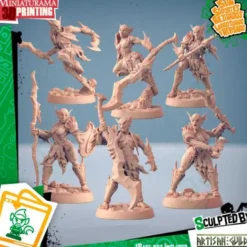 Saqueadores tritón modulares sin pelo (x6)