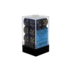 Scarab Royal Blue w/gold 16mm (12)