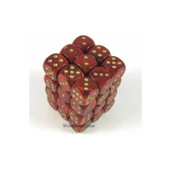 Scarab Scarlet with Gold 12 mm (36)