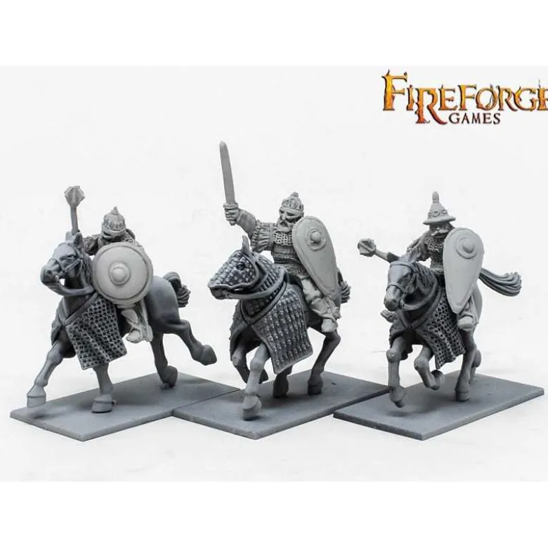 Senior Druzhina Mixed Weapons (6 Mounted Resin Figures)