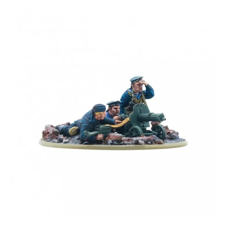 Soviet Naval Brigade Medium Machine Gun Team