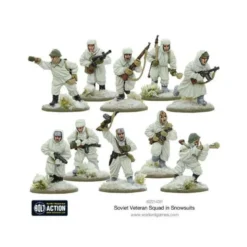 Soviet Veteran Squad in Snowsuits