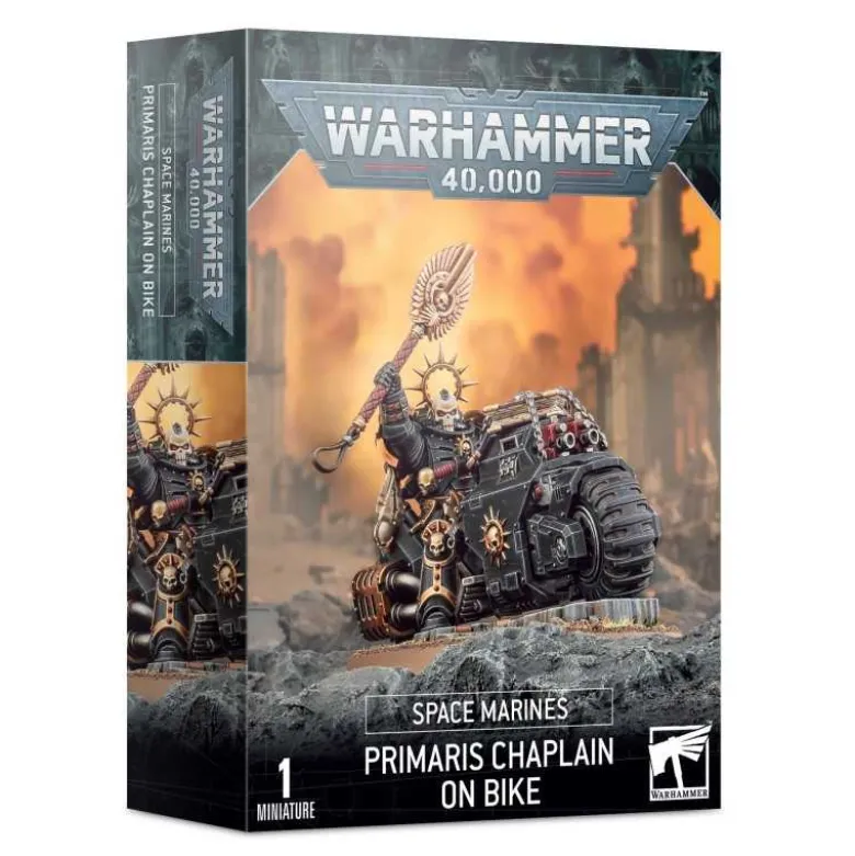 Space Marines: Capellán Primaris En Moto (1)
