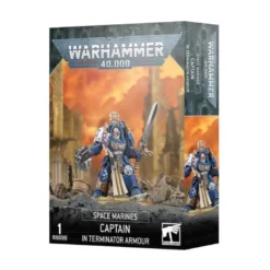 Space Marines: Capitán con Armadura Exterminador (1)
