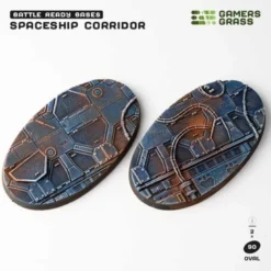 Spaceship Corridor Bases Oval 90mm (x2)