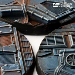 Spaceship Corridor Bases Round 60mm (x2)