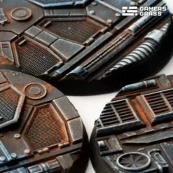 Spaceship Corridor Bases Round 50mm (x3)