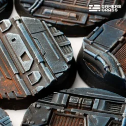 Spaceship Corridor Bases Round 40mm (x5)