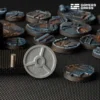 Spaceship Corridor Bases Round 32mm (x8)