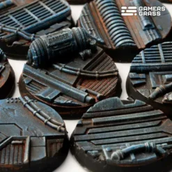 Spaceship Corridor Bases Round 25mm (x10)