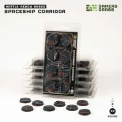 Spaceship Corridor - Round 28mm (x8)