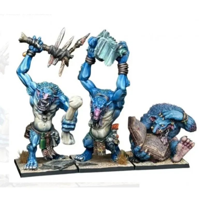 Stone Trolls Regiment + Stupidy Marker Troll -- Pre-pedido --