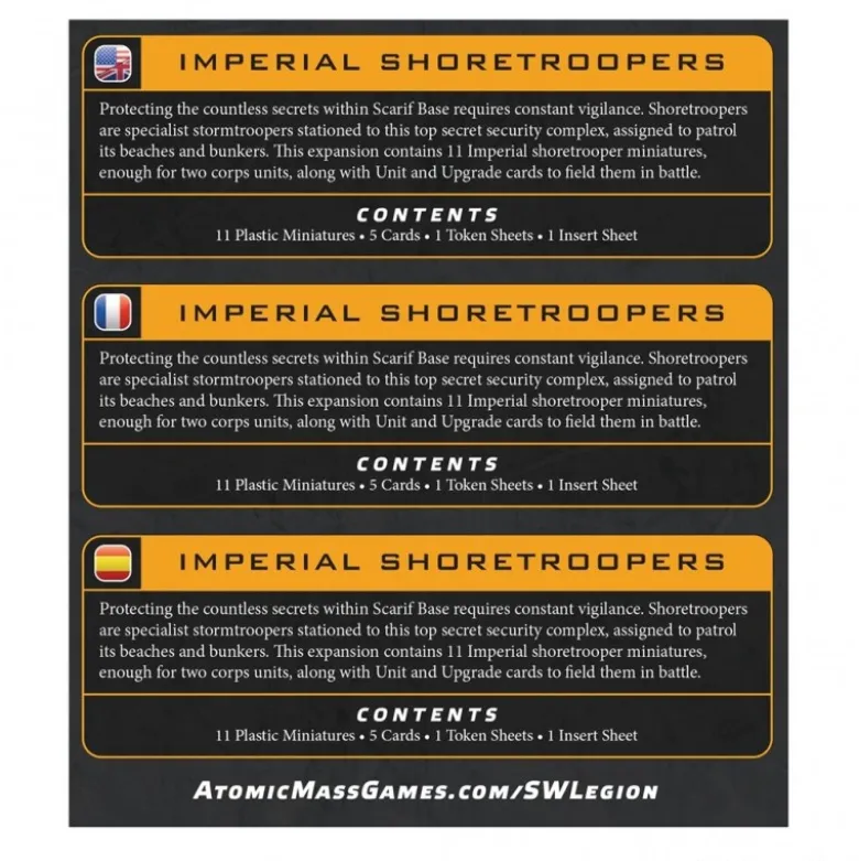SW Legión: Shoretroopers