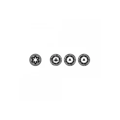 SWL Tokens - Troops and Command - Black (3)