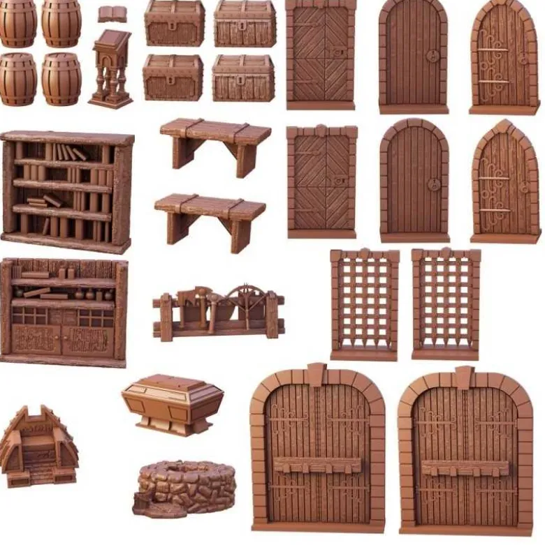 TerrainCrate: Dungeon Essentials (27 piezas)