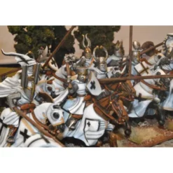 Teutonic Knights Cavalry (12 Mounted Plastic Figures)