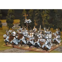 Teutonic Knights Cavalry (12 Mounted Plastic Figures)