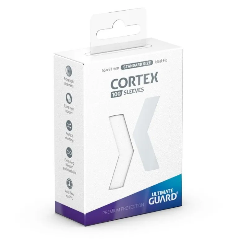 Ultimate Guard Cortex Sleeves Tamaño Estándar Blanco (100)