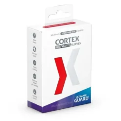 Ultimate Guard Cortex Sleeves Tamaño Estándar Rojo Mate (100)
