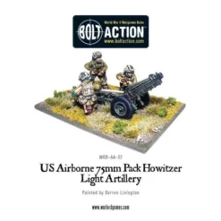 Us Airborne 75mm Pack Howitzer & Crew