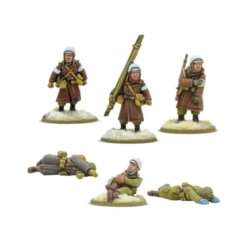 US Army (winter) stretcher team & casualties