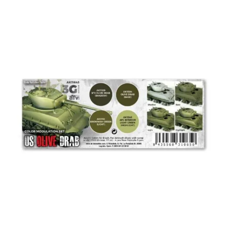 Us Olive Drab Modulation Set