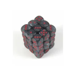 Velvet Black with Red 12 mm (36)