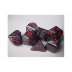 Velvet Black W/red Set (7)