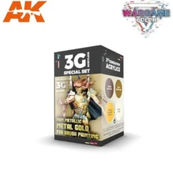 Wargame Color Set. Non Metallic Metal Gold